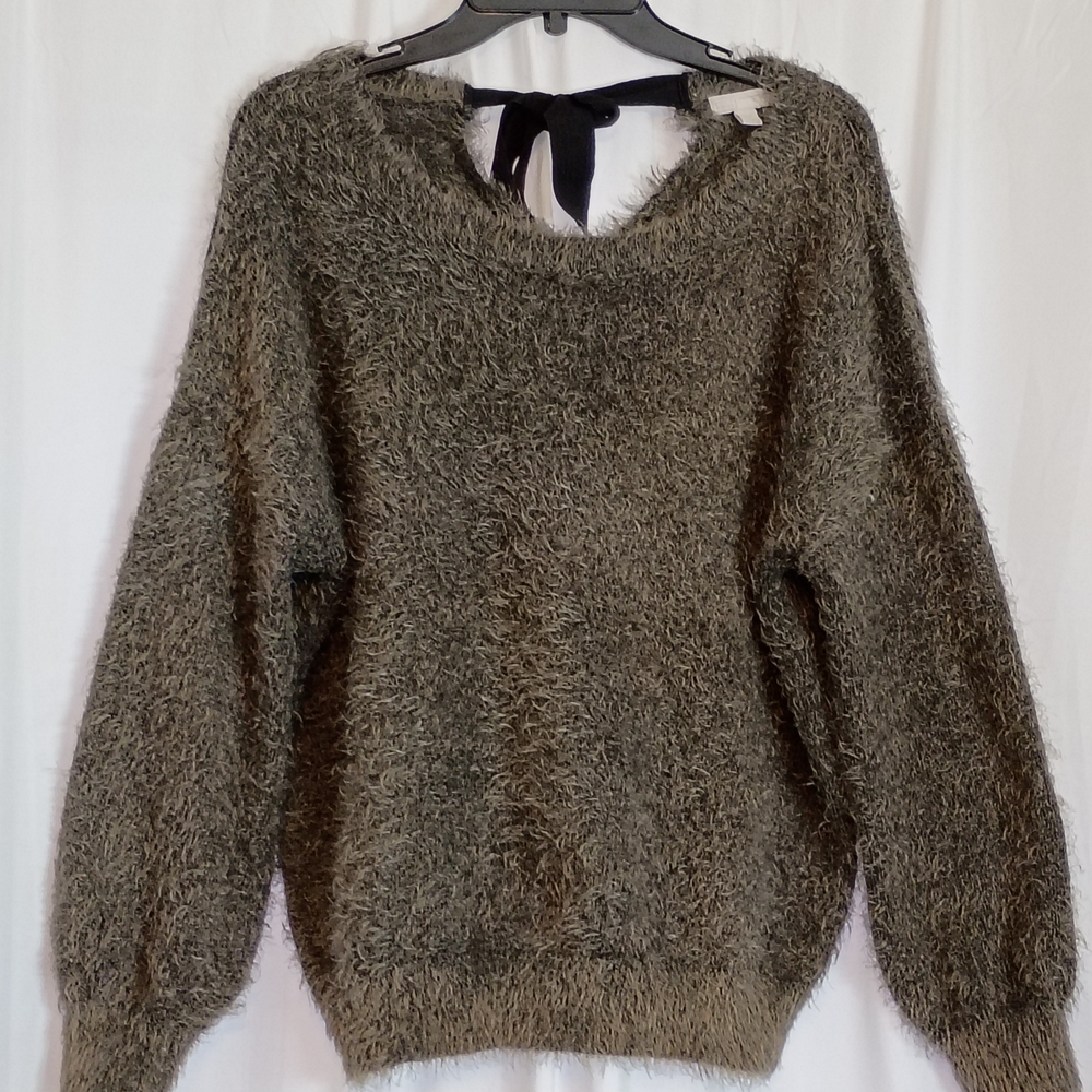 14th & Union Textured Black and Gray Sweater
